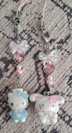 ハローキティ　シークレットストラップ　2個セット　ナース　うさぎ
