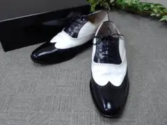 8FF4655　Marbleドレスシューズ　25 1/2　白・黒のサムネイル