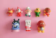 アンパンマン フィギュア　ゆび人形 　ソフビ　8体セット　希少