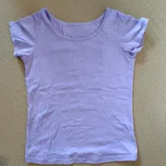 チャコット　薄紫 バレエシューズプリント Tシャツ　サイズ150