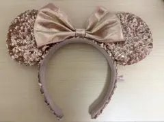 ディズニー　カチューシャ　ミニー　スパンコール