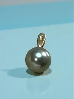 14K刻印 パールペンダントトップ 約7mm 真珠 ゴールド