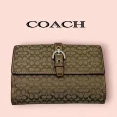 COACH 長財布 SOHO ブラウン 天然皮革 コーチ レザー ソーホー 本革 