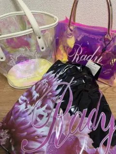 Rady リゾフラ浮き輪、ビーチバッグ３点セット