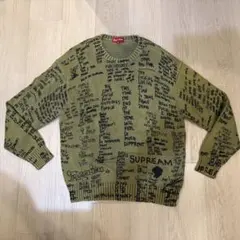 supreme Gonz Poems Sweater メンズ ニット S - メルカリ