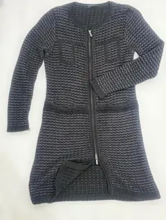 アンテプリマ ニットカーディガン ロング丈 40 ブラック