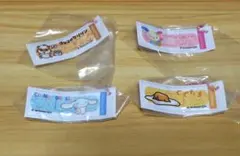 サンリオ　ばんそうこう　キーホルダー　ウサハナ シナモロール　ぐてたま　など