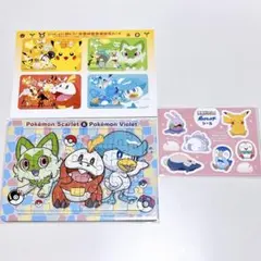 ポケモン パズル シール ステッカー カード 特典 ニャオハ ホゲータ クワッスのサムネイル