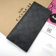新作　新品　COACH　長財布　メンズ　人気の小銭入れ付き