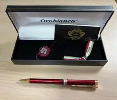 Orobianco ボールペン 箱付き ジャンク品　レッド　ゴールドのサムネイル