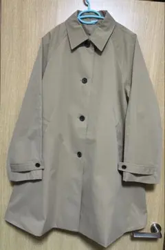 【未使用新品】GU バルマカーンAラインハーフコート Mサイズ ベージュ