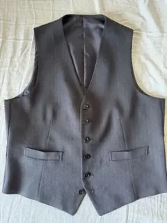 THE SUIT COMPANY ベスト REDA生地 ウール100% ネイビーのサムネイル