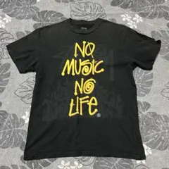 STUSSY. TOWER RECOROSコラボ　 蛍光プリント✨ TシャツＬ