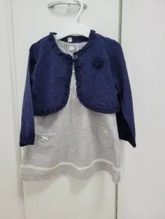 新品未使用　女の子　2点セット　ワンピース　ボレロ　セット　入園式