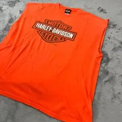 HARLEY-DAVIDSON　2010年製　カットオフノースリーブ　2XL
