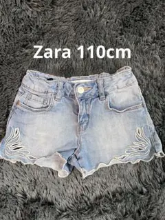 刺繍入りデニムショートパンツ 110サイズ