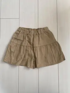 GU GIRLSティアードキュロット　ベージュ　120㎝