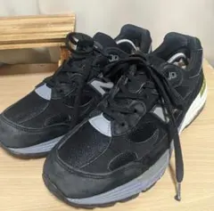 ニューバランス992　ブラック/グレー メイドインUSA　サイズ27.5cm