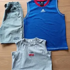 adidas ノースリーブシャツ ブルーのサムネイル