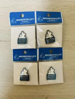 【お値下げ】ムーミンバレーパーク　ピンバッジ　4個セット