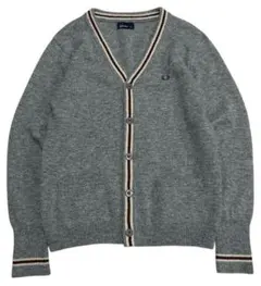FRED PERRY フロントロゴ カーディガン