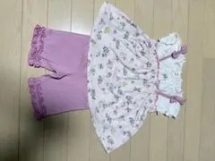 花柄 チュニック ショートパンツセット 95cmのサムネイル