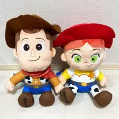 【新品未使用】トイ・ストーリー LLぬいぐるみ ウッディ ジェシー 2体セットのサムネイル