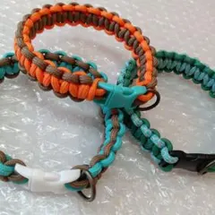 ワンちゃん　犬　首輪　パラコード　ペット