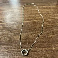 シルバー リングペンダント ネックレス