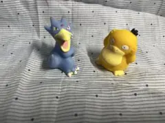 【美品】　ポケモンキッズ　指人形　コダック　ゴルダック　進化セット　まとめ売り