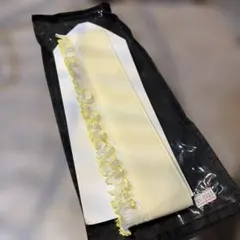 重ね襟 重ね衿 伊達襟 イエロー フリル付き