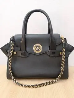 【美品】Michael Kors ブラック ハンドバッグ