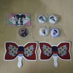 名探偵コナン　くら寿司　マグネット　缶バッジ　ステッカー　8点セット