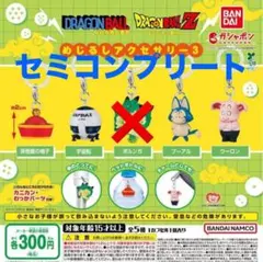 ドラゴンボール　めじるしアクセサリー３　全５種コンプリート