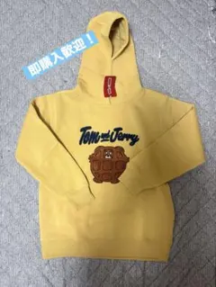 TOM&JERRY トムとジェリー 福袋 パーカー 裏起毛 ゴールデンイエロー