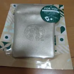 Starbucks ポーチ カラビナ付き