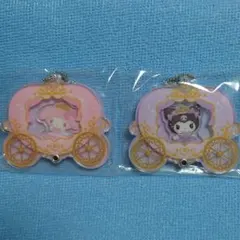 サンリオ　カスタムアクリルチャーム　プリンス＆プリンセス　クロミ　マイメロ
