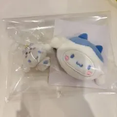 ちいかわ×サンリオ コラボ チャーム・ヘアクリップ シナモン♡ハチワレ セット