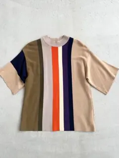 AKIRA NAKA ストライプ 半袖Tシャツのサムネイル