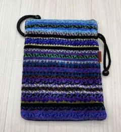 【未使用品】missoni ミッソーニ ジャガード巾着 ポーチのサムネイル