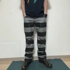 ロードランナー 囚人 プリズナー ダックキャンパス ワーク パンツ
