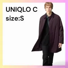 【新品】ユニクロC パフテックハーフコート ワイン S
