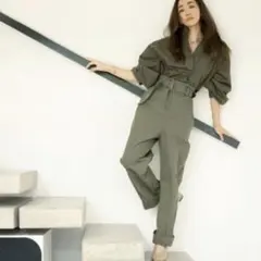 styling/ スタイリング 2way ワイドスリーブミリタリーシャツ