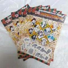 【6枚】ワンピース　付録　シール　ジャンプGIGA 2019 SUMMER