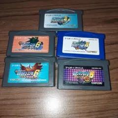 【動作確認済】ロックマンエグゼシリーズソフト5本セット　ゲームボーイアドバンス