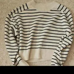 インスタ爆売れ　ザラ　ZARA　ストライプニット　ボーダー　Sサイズ