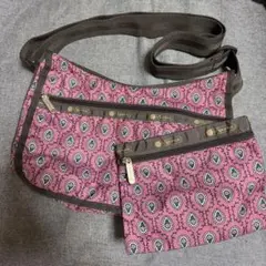 LeSportsac クラシック・ホーボー　7520 ポーチ付き