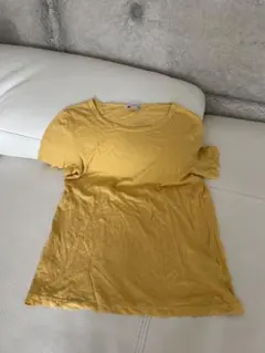JAMES PERSE パームツリープリント Tシャツ イエロー　0のサムネイル