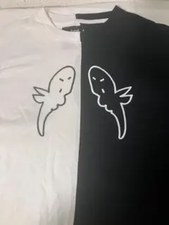 【希少・美品】アニエスベー アーティストTシャツ JEN CRI バイカラー