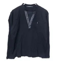 INTERMEZZO ネオお兄系 00s 古着 ワッフル ヘンリーネック ロンTのサムネイル